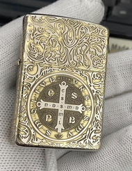 全新有盒Zippo煤油打火機 康斯坦丁 雙色盔甲機