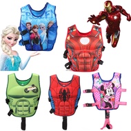 Disney Marvel Life Kids Vest, Cartoon Iron Man Hulk Spider-Man Floating Swim Life Vest Learning Foam Jacket