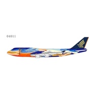 [Ready Stock] NG 04011/04012 Singapore Airlines 1: 400 Alloy B747-400 9V-SPL/9V-SPK Warm Reminder: D