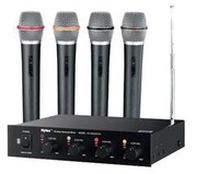 視紀音響 Hylex HV-233IV 無線麥克風組 4CH 手握4支 贈海綿套4入