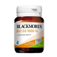 Blackmores Bio D3 1000 IU 30 Capsules Vitamin D3 Helps Absorb Calcium. Strengthen Bones And Teeth