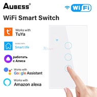 4/3/2/1 Gang Smart Switch Touch 2.4g Wireless 220v App/voice Remote Control Neutral Wire Required Wifi Smart Light Switch Fit Alexa Google Home Tuya Smart Home mirror01