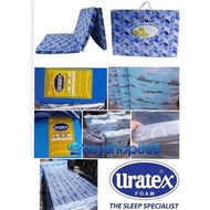 Foldable Uratex foam(straight / trifold )30x75 with Cover 2” thick ORIGINAL mattress 30”x75”