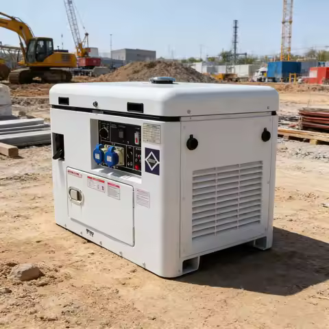 5KW/8KW/10KW Generator 50HZ/60HZ 110/220V/380V Silent Diesel Generator Silent Fuel Economy High Effi