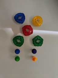 35蚊for all 國產玩具 固鎖輪盤  ratchet bit 軸 戰鬥陀螺 螺旋陀螺 爆裂陀螺 Beyblade x 高達模型 gundam  1/100 1/144 mg rg HG BB p