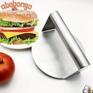 ABEBONGONY Stainless Steel Grill Press, No Rust Round Smash Burger Press, Steak Burger Stainless Ste