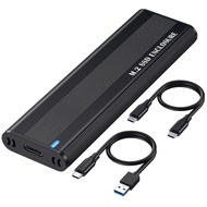 【BBI】-M2 SSD Case NVME SATA Dual Protocol M.2 to USB Type C 3.1 SSD Adapter for NVME PCIE NGFF SATA SSD Disk Box M.2 SSD Case