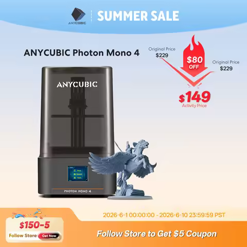 PRESALE ANYCUBIC Photon Mono 4 AE Vesion LCD 3D Printer with 7" 10K high-definition screen High-Spee