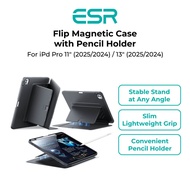 ESR iPad Pro 11 (24/25) / iPad Pro 13 (24/25) Flip Magnetic Case w/ Pencil Holder