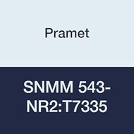 Pramet SNMM 543-NR2:T7335 Carbide Indexable Turning Insert, 0.047" Radius, Heavy Roughing, 5/8" I.C,