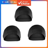 Cover Helmet Liner Durags Headscarf Soft Cap Pirate Hat Silky For Men Women Original Pure Breathable
