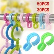 GANTUNGAN 50PCS Hook Hanger Clothesline Hanger/Clothes Hanger Clothespins Windproof