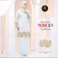 High Quality Baju Kurung yellow Lace With Batu New Design Arrival