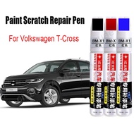 Specially Car Paint Scratch Repair Pen For Volkswagen T-Cross Touch-Up Pen Remover Black White Red Blue Gray Sliver Paint Care Accessories