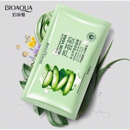 BORONG  W013 BioAqua Gel Facial Mask Natural Aloe Vera Essence Hydrating Moisturizing Pelembap Mask Muka Gel 补水保湿芦