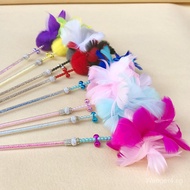 Handmade Cat Teaser Wand Cat Teaser Wand Cat Bell   Feather Cat Teaser Wand Pet Toys
