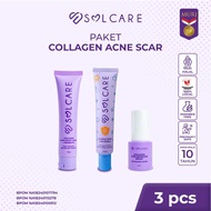 Solcare Paket Collagen Acne Scar - Serum Cream Sunscreen