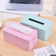 Wheat Straw Degraded Macaron Color Lifting Ladder Tissue Box Multifunctional