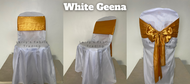 Chair Cover Monoblock Cover Geena Gina Fabric Events Party Catering
