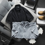 Big size wash polo shirt 55-115kg, thick and airy fabric - MH STORE