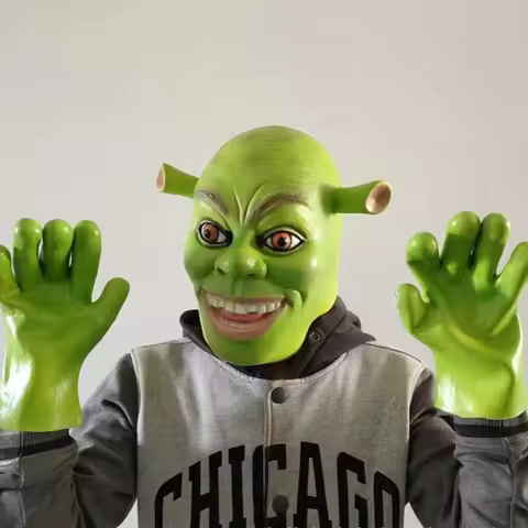 Same Fiona Cosplay Shrek Suits Monster Shrek Cos Role Costume, Halloween Role-playing Stage Performa