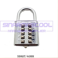 [WIG8 PRODUCT] 40mm 5Digit FD7 Pin Number Padlock