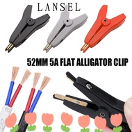 LANSEL1 Flat Crocodile Clip DIY Electrical Cable Battery Metal Test Clips LCR Kelvin Clip