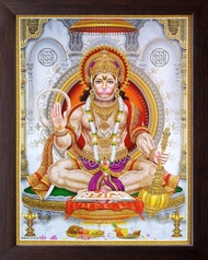 กรอบไม่รวมภาพลอร์ดหนุมานบาจบาลาและภาพ Ram Naam