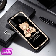 SAMSUNG GALAXY A21 Softcase Case 2D Glossy Hardcase/ - Latest B34R Motif Case - Softcase hp - Custom