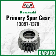 BARAKO 175 Primary Spur Gear ( 13097-1378 ) (KAWASAKI GENUINE PARTS)