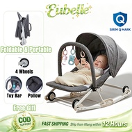 [COD]Foldable Baby Balance Chair baby bouncer chair baby swing ayunan baby with Wheels Net layer  Ro
