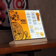ultra Slim Acrylic Frame Led Magnetic A3 Thick Backlit Menu Boards Tabletop Led Sign Holder Light up