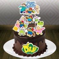 DIDI AND FRIENDS JOJO NANA Cake Topper Kek Many Design Cake Decor Happy Birthday