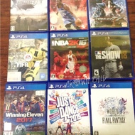 PS4 BD TEKKEN 7 NBA 2K15 2K16 FINAL FANTASY MLB THE SHOW 18 WINNING ELEVEN 2017 FIFA 17 JUT DANCE 20