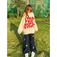 y2k y2k Sweater y2k Clothes y2k Suit Asian Culture y2k Women's American Retro Women Autumn Letter Ja