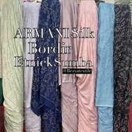 DAVN34 Armani silk bordir / Armani silk motif sumba etick / Armani