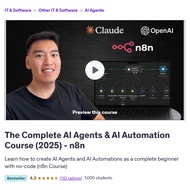 Ai n8n Video Course-The Complete AI Agents & AI Automation Course (2025) - n8n