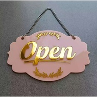 Acrylic Sign Acrylic Shop Open Close Sign Hanging Glass Door Open Closed