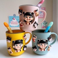 Taiwan 24h Nezha Mouthwash Cup Ao Bing Toothbrush Household Cute Boys Girls Children Baby Tank