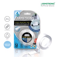 Armstrong เทปอะคริลิคแรงยึดติดสูง กาว 2 หน้า แบบใส (ทนความชื้น) / Clear Mounting Tape Nano Tape