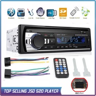 24V 1 Din Car Radio Stereo Player Bluetooth Phone AUX-IN MP3 Player