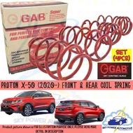 PROTON X-50 X50 (2020~) GAB SUPER SPORT PREMIUM HIGH PERFORMANCE COIL SPRING ( SET 4PCS )