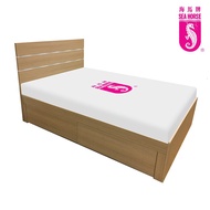 SEA HORSE Bed Frame with 2 Drawers in Wooden Color for Super Single Size! Free Installation!