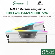 Corsair Vengeance RGB Ram 32GB (2x16GB) DDR5 Bus 6000MHz White (CMH32GX5M2E6000C36W) | Genuine Genui