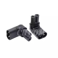 Figure 8 IEC320 C7 To C8 90 Degree Up And Down Angle IEC C8 C7 AC Power Adapter Male Female Extensio