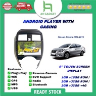 [Free Reverse Camera] Nissan Almera 2016-2019 Fultron 9" Car Android T3L Player 2.5D Plug &amp; Play Socket Casing Wifi GPS
