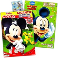 Mickey Mouse Clubhouse Coloring Book Super Set (Bundle with 2 Books and Stickers - Featuring Mickey 