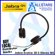 (ALLSTARS) *Shipping 5399-829-369 Type-C+A adapter* Jabra Evolve 30 II Stereo (5399-829-369) USB Hea