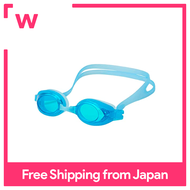 FINA Approval] arena Swimming goggles for junior [Trendy] Blue x Sky Blue x Blue Free Size Anti-glare (Linon function) AGL-4100J