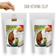Ketapang leaves powder, 10 pcs to 50 pcs for fish health E383